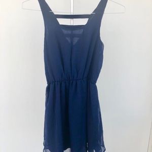 Therapy apparel women's navy blue dress size S
